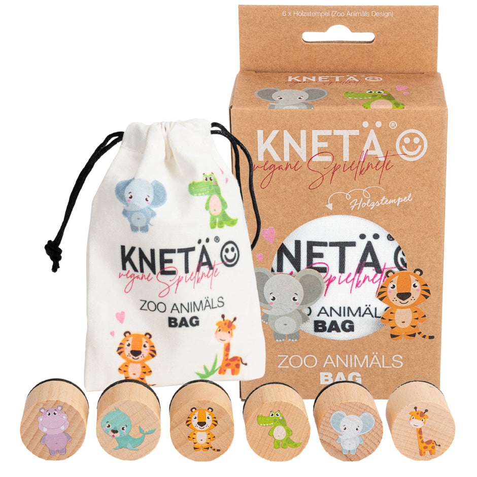 Knetä Houten Stempelset – Thema Zoodieren