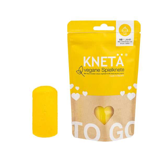 Knetä Vegan Speelklei 100 g – Losse Kleuren - Geel