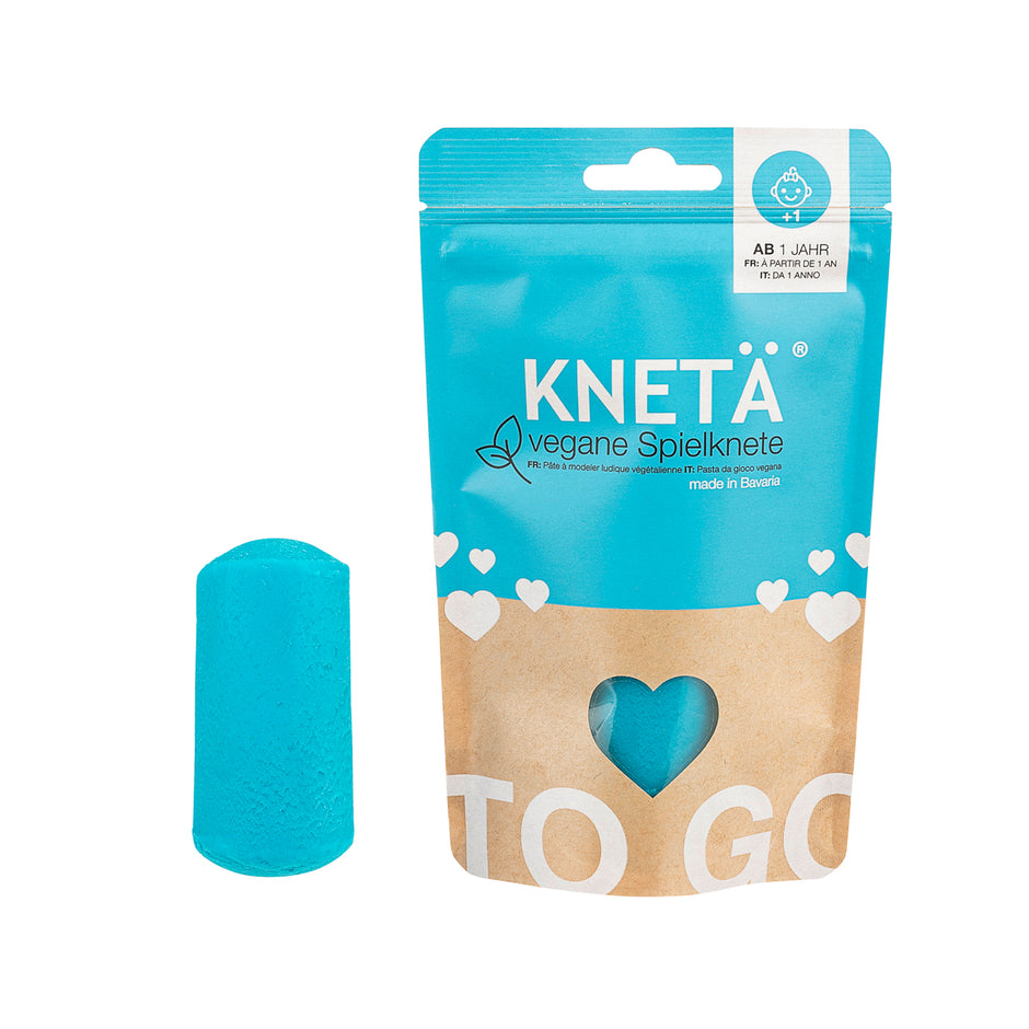 Knetä Vegan Speelklei 100 g – Losse Kleuren - Turkoois