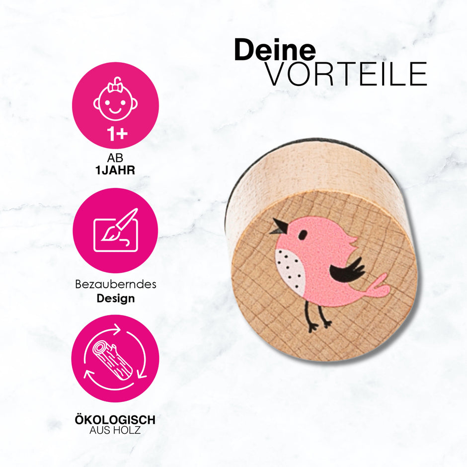 Knetä Houten Stempelset – Thema Bosdieren