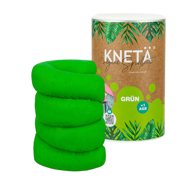 Knetä Vegan Speelklei XXL – 1000 g Koker - Groen