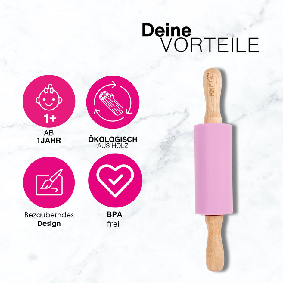 Knetä Silicone Roller – Lila