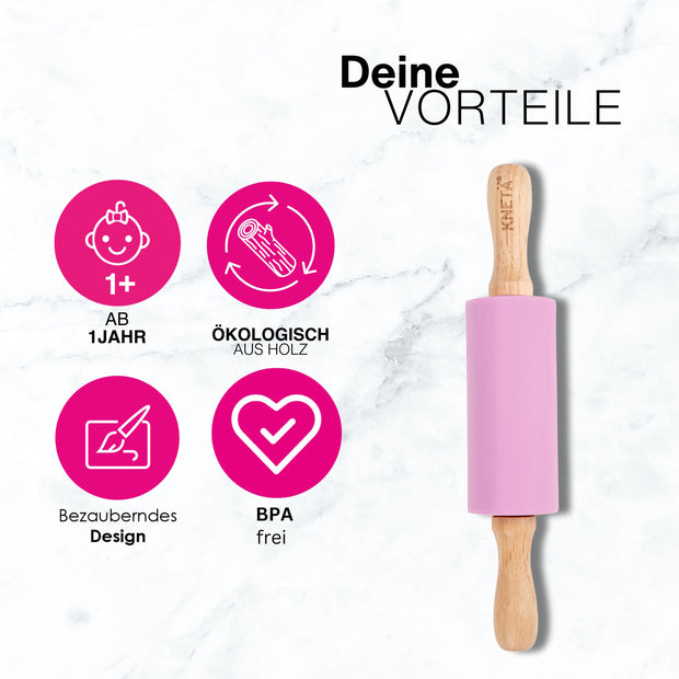 Knetä Silicone Roller – Lila