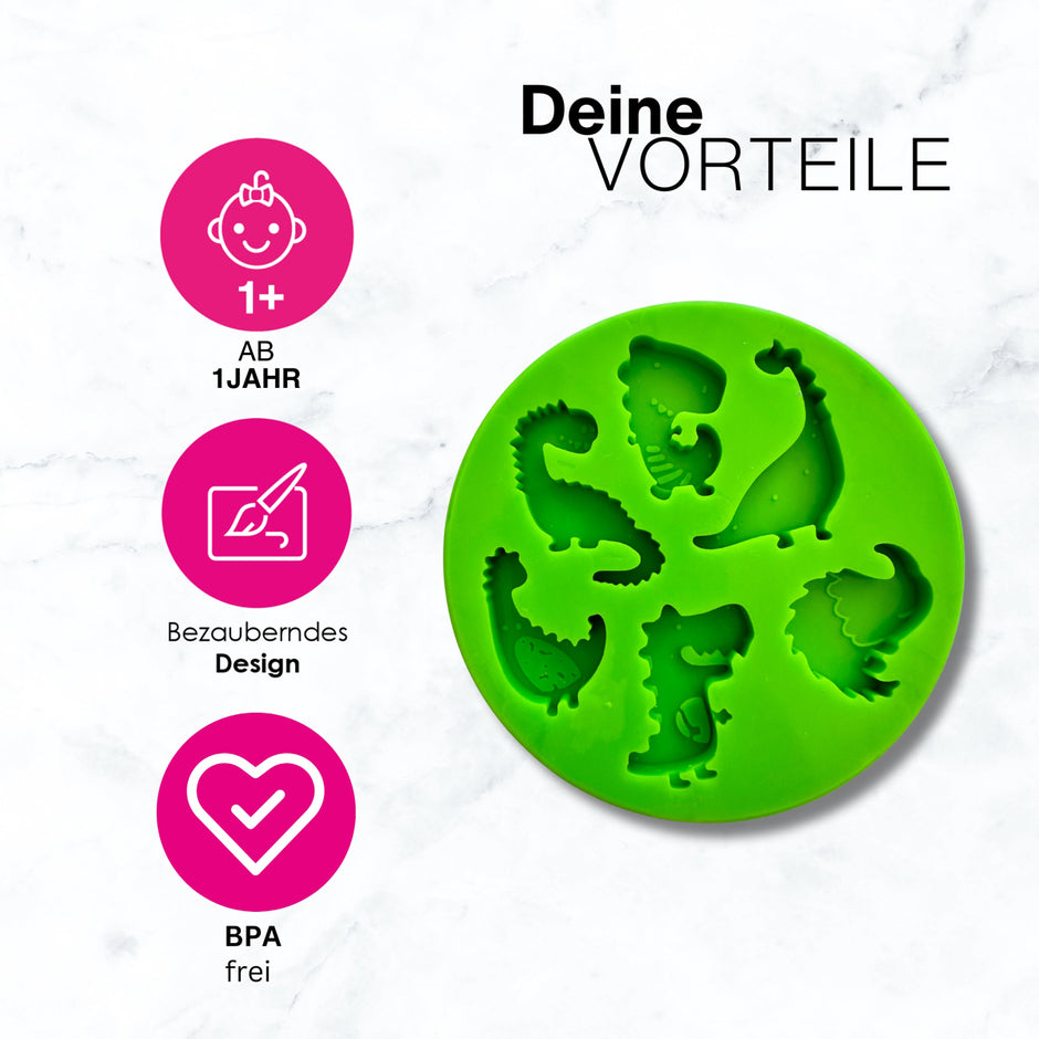 Knetä Silicone Vorm – Dino