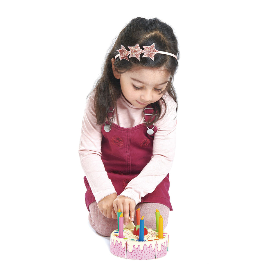 Tender Leaf Playing – Verjaardagscake Regenboog