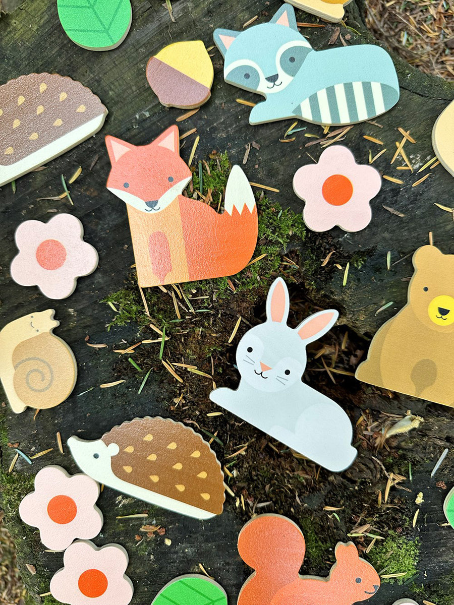 Petit Collage – Evenwichtsspel Dieren in het Bos