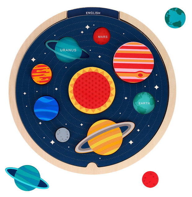 Petit Collage – Puzzel Zonnestelsel