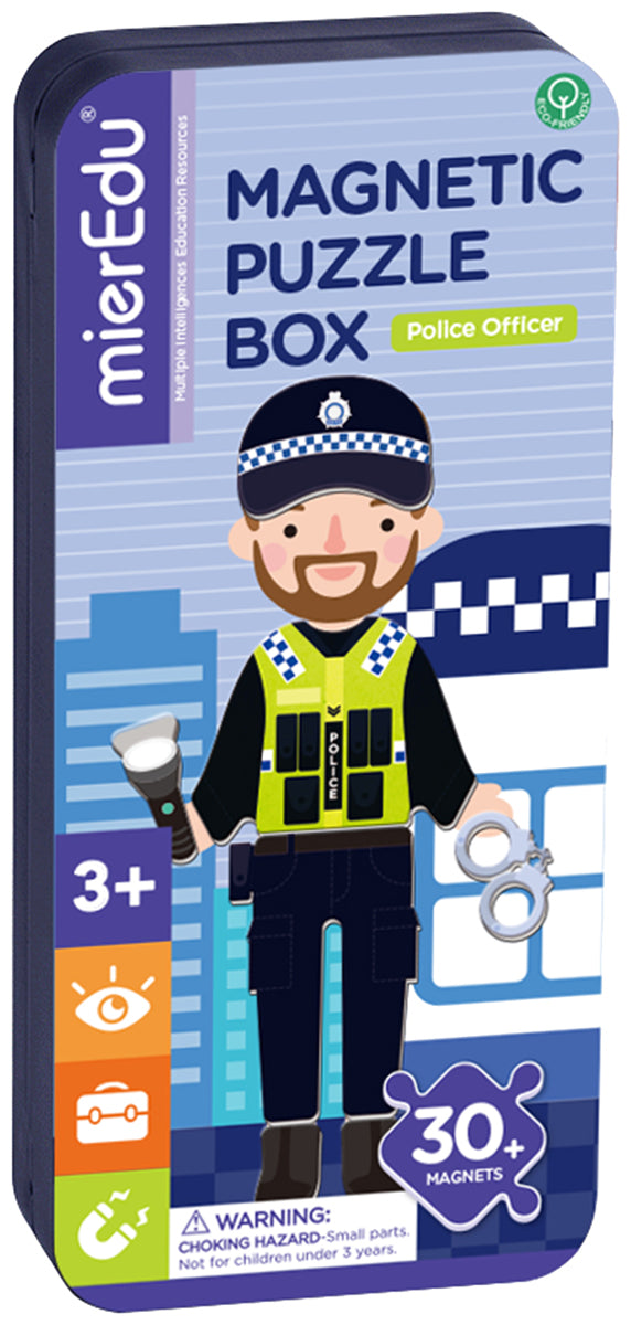 MierEdu Magnetic Puzzle Box – Police Officer