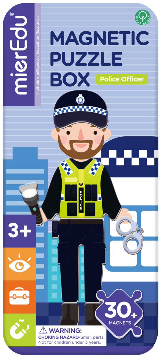 MierEdu Magnetic Puzzle Box – Police Officer