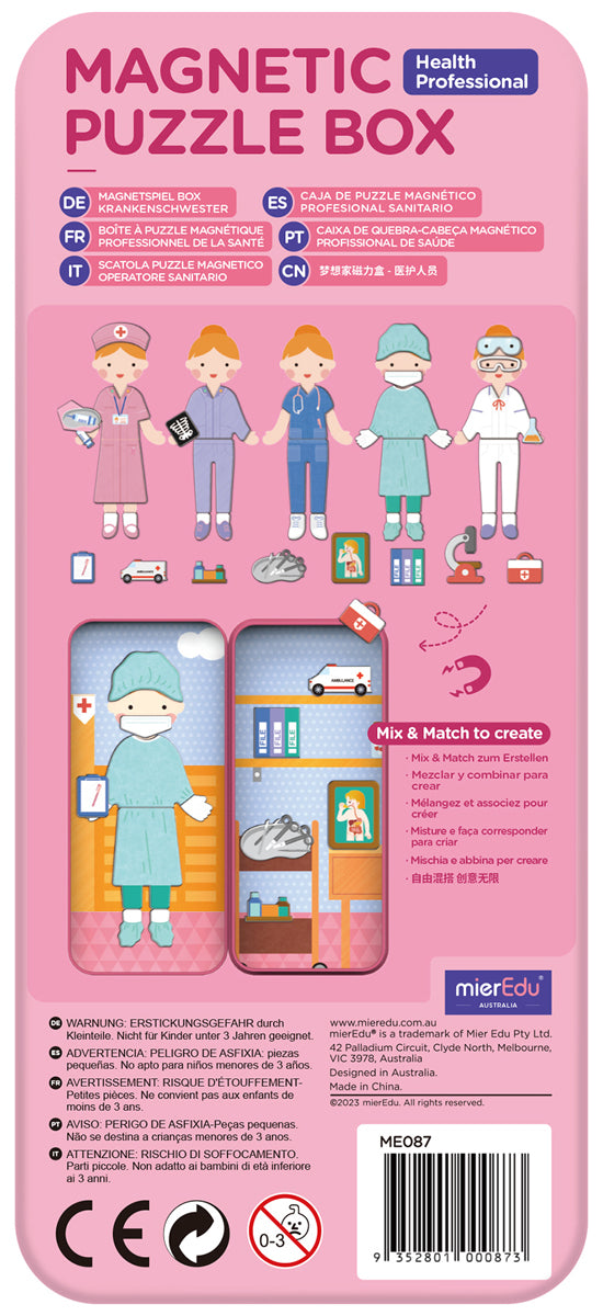 MierEdu Magnetische Puzzeldoos – Dokter