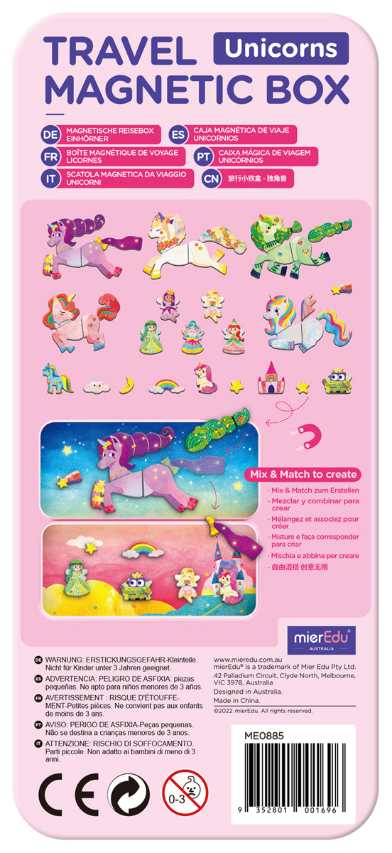 MierEdu Magnetische Puzzeldoos – Eenhoorns