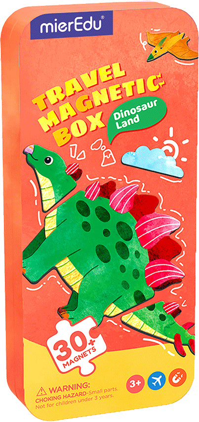 MierEdu Magnetische Puzzeldoos – Dinosaurussenland