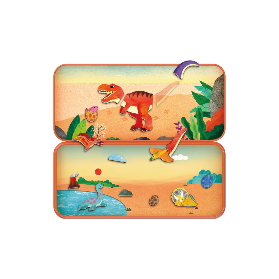 MierEdu Magnetische Puzzeldoos – Dinosaurussenland