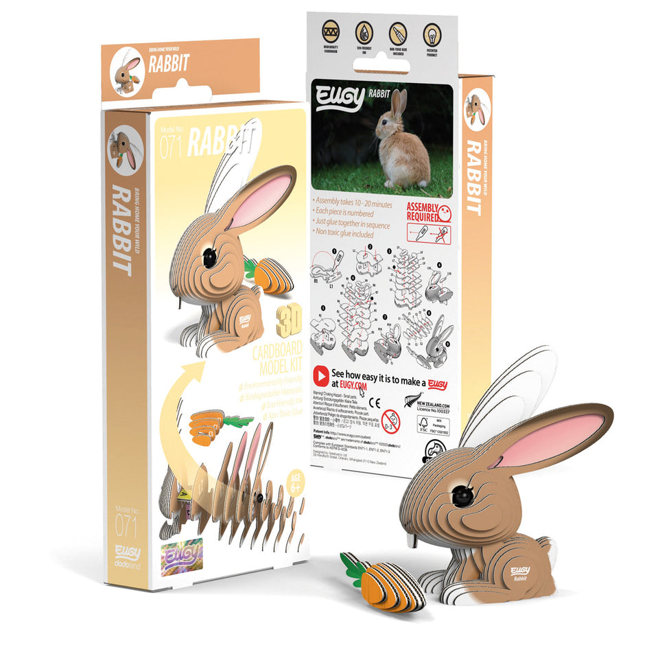 EUGY 3D Puzzel – Konijn
