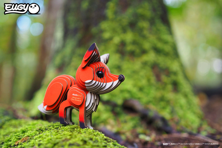 EUGY 3D Puzzel – Rode vos
