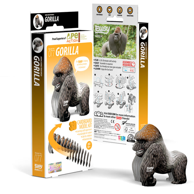 EUGY 3D Puzzel – Gorilla