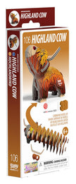 EUGY 3D Puzzel Hoogland Koe