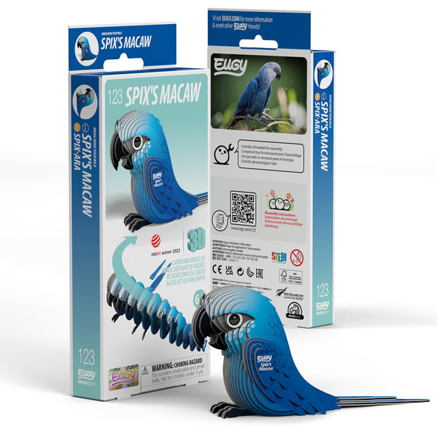 EUGY 3D Model – Vogel: Spix’ ara