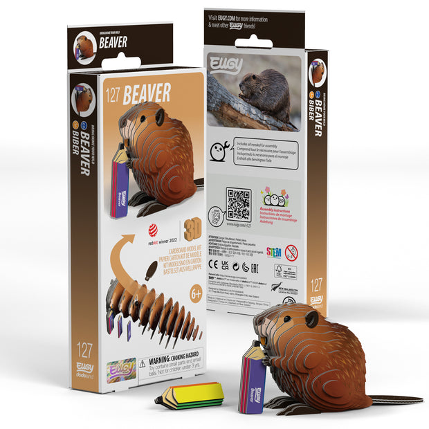 EUGY 3D Model – Wild dier: bever