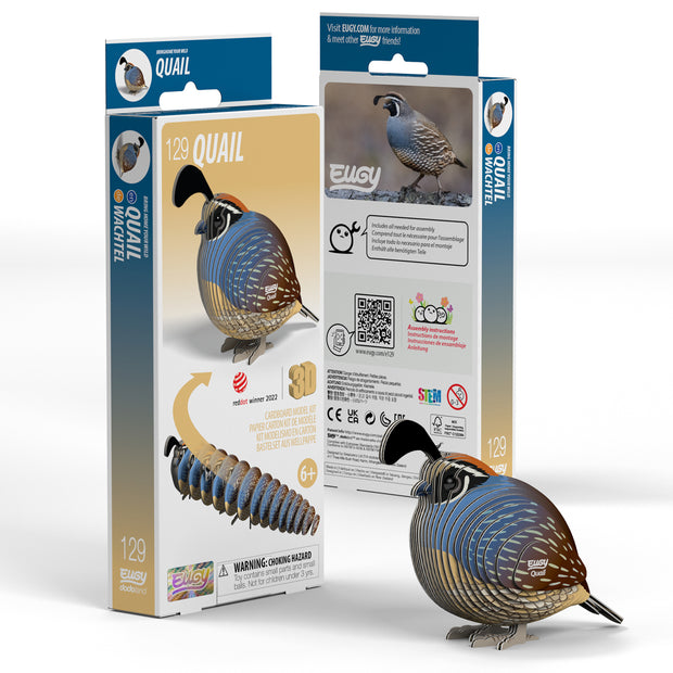 EUGY 3D Model – Vogel: kwartel
