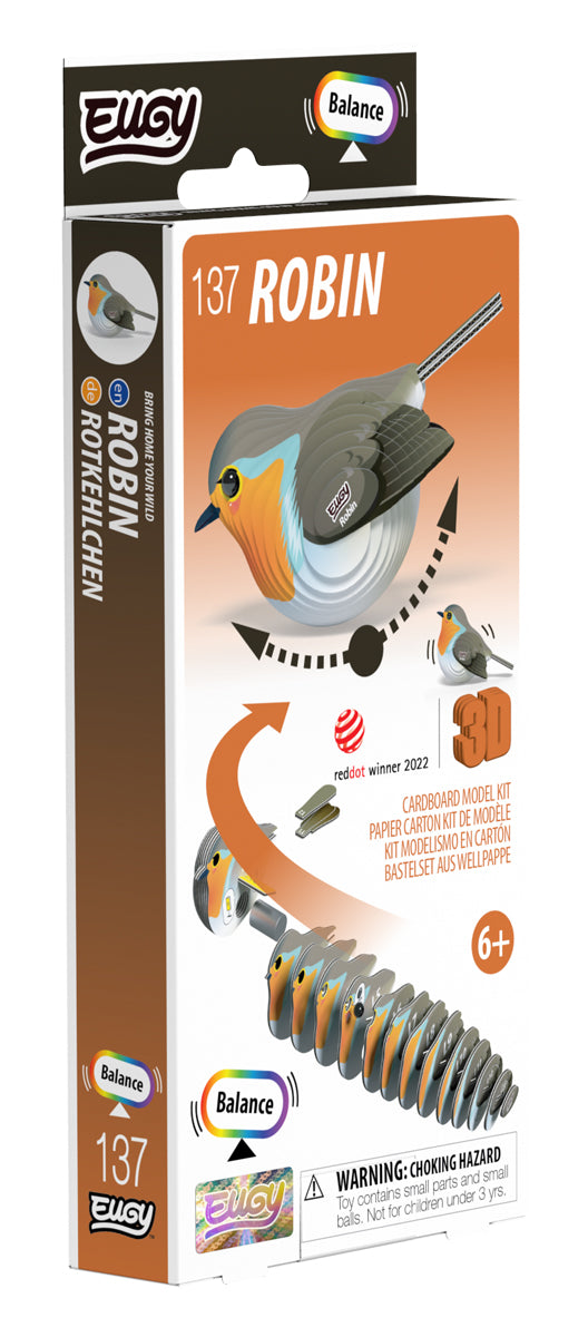EUGY 3D Model – Vogel: roodborstje