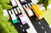 Candycar School Bus – Duurzame Houten Speelgoed Bus