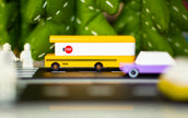 Candycar School Bus – Duurzame Houten Speelgoed Bus