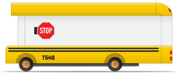 Candycar School Bus – Duurzame Houten Speelgoed Bus