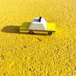 Candycar Yellow Taxi – Duurzame Houten Speelgoed auto