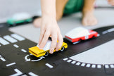 Candycar Yellow Taxi – Duurzame Houten Speelgoed auto