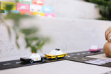 Candycar Yellow Taxi – Duurzame Houten Speelgoed auto