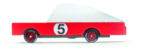 Candycar Racer Red #5 – Duurzame Houten Raceauto