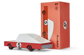 Candycar Racer Red #5 – Duurzame Houten Raceauto