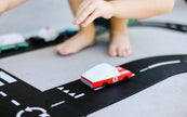Candycar Racer Red #5 – Duurzame Houten Raceauto
