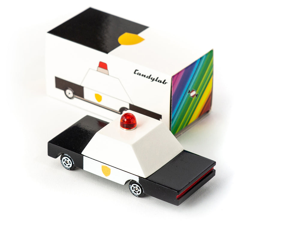 Candycar Police Car – Duurzame Houten Politieauto