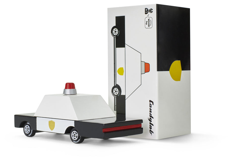 Candycar Police Car – Duurzame Houten Politieauto