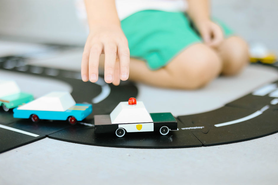 Candycar Police Car – Duurzame Houten Politieauto