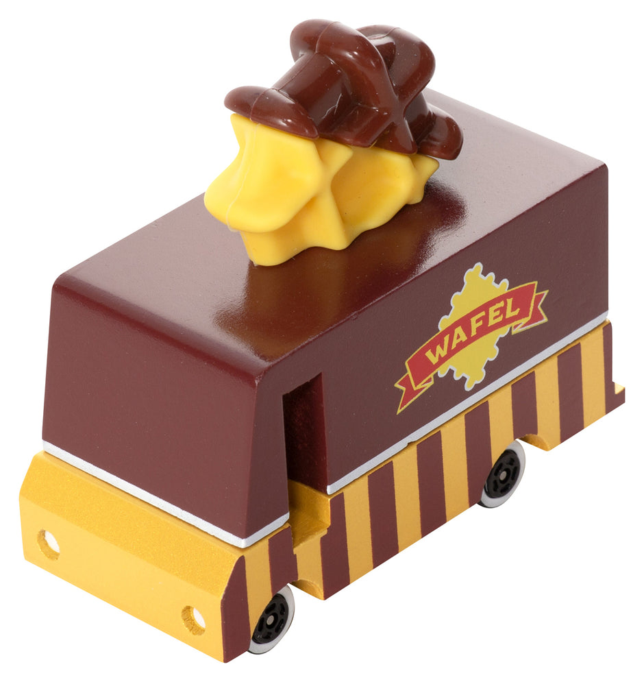 Candycar Waffle Van – Duurzame Houten Speelgoed auto