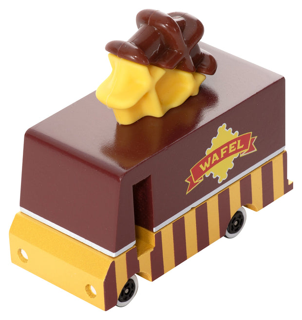 Candycar Waffle Van – Duurzame Houten Speelgoed auto