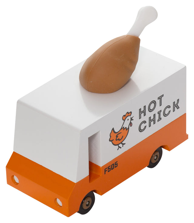 Candycar Hot Chick Van – Duurzame Houten Speelgoed auto