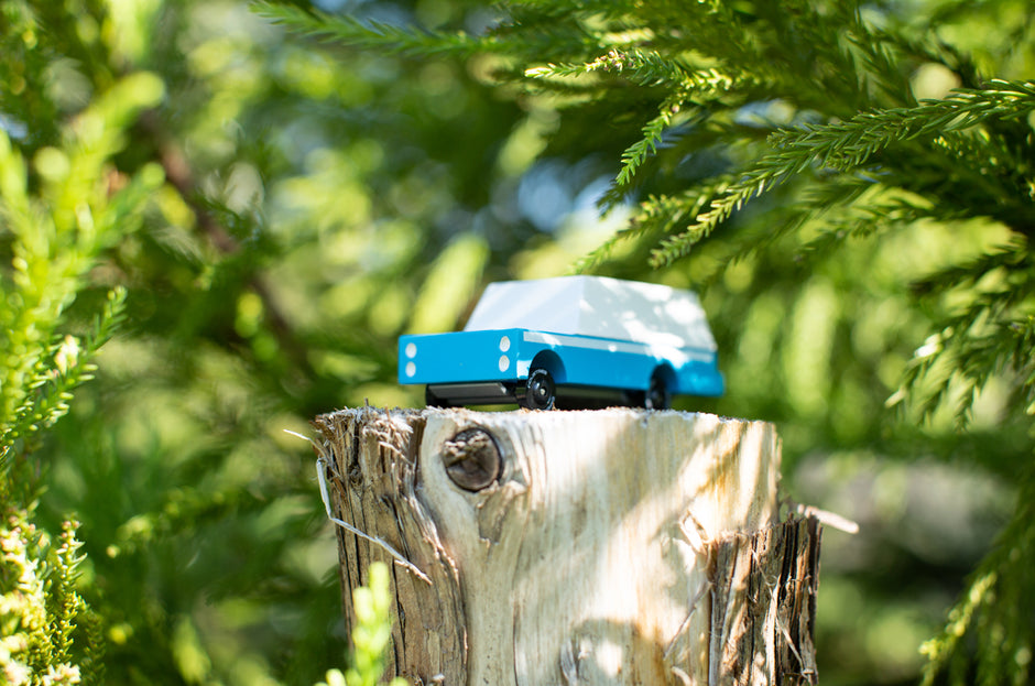 Candycar Mississippi Mule Blue – Duurzame Houten Pick-up