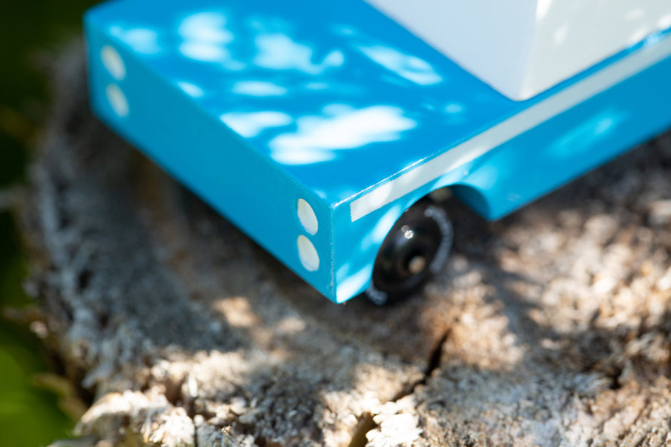 Candycar Mississippi Mule Blue – Duurzame Houten Pick-up