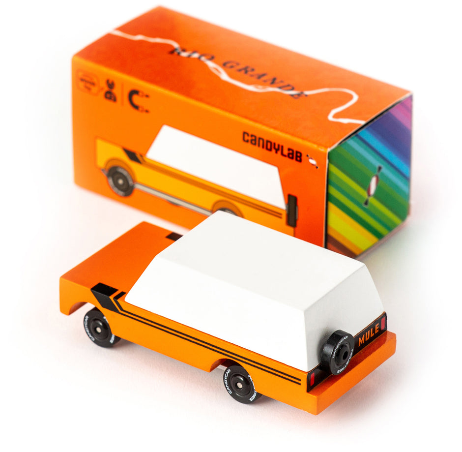 Candycar Rio Grande Mule Orange – Duurzame Houten Pick-up
