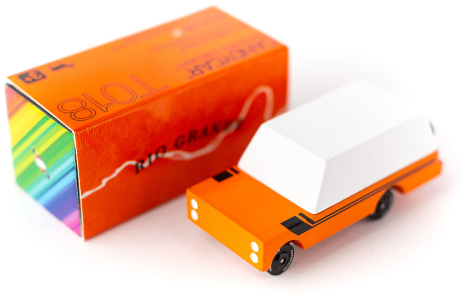 Candycar Rio Grande Mule Orange – Duurzame Houten Pick-up
