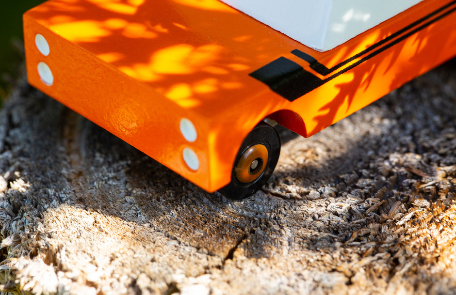 Candycar Rio Grande Mule Orange – Duurzame Houten Pick-up