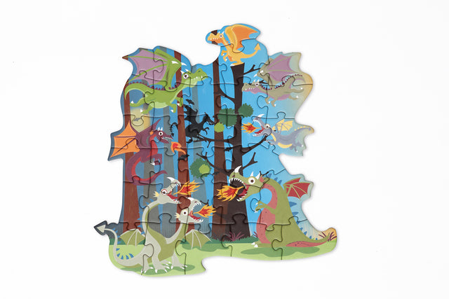 Scratch Compact Puzzel – Draken (29 stuks)
