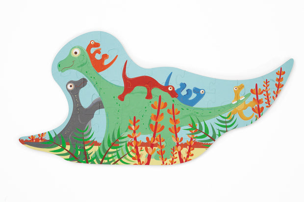 Scratch Compact Puzzel – Dino (30 stuks)