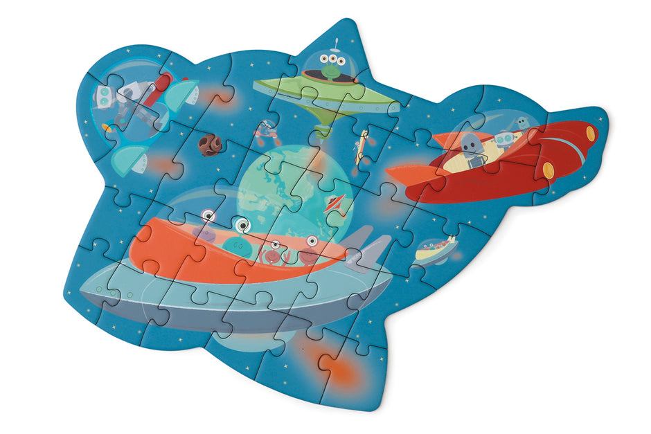 Scratch Compact Puzzel – Ruimte (31 stuks)