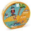 Scratch PlayPuzzle – 3D Piraat (36 stuks)