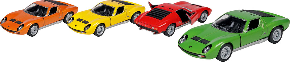 Metalen auto – Lamborghini Miura P400 SV 1971 1:34